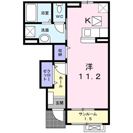 ミルキーウェイの物件間取画像